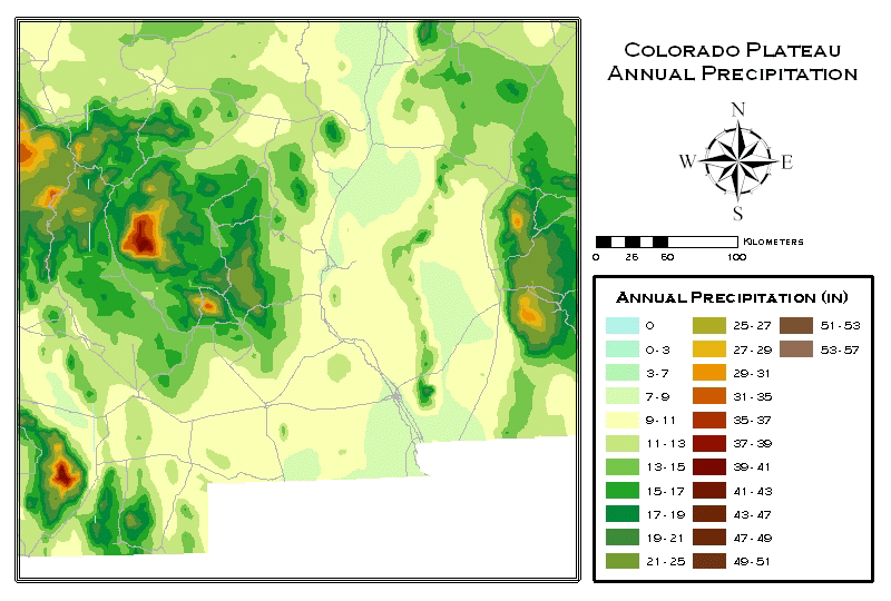 Interactive Precipitation Map Southwest New Mexico